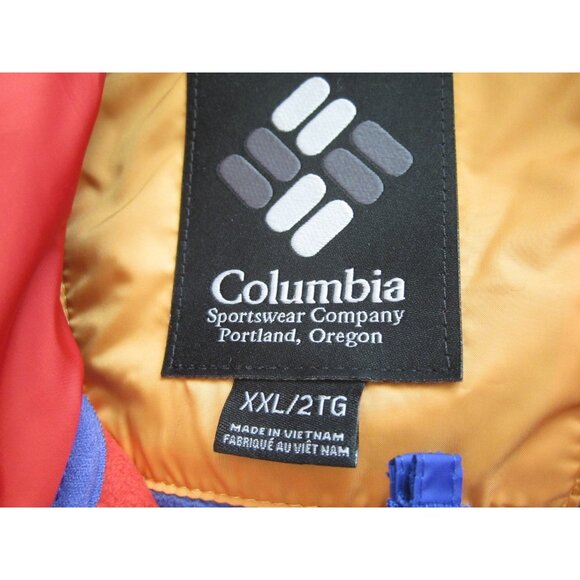 New Men Columbia Backbowl Full Zip Sherpa Hoodie Jacket Sz XXL (MJ42) - Picture 7 of 8